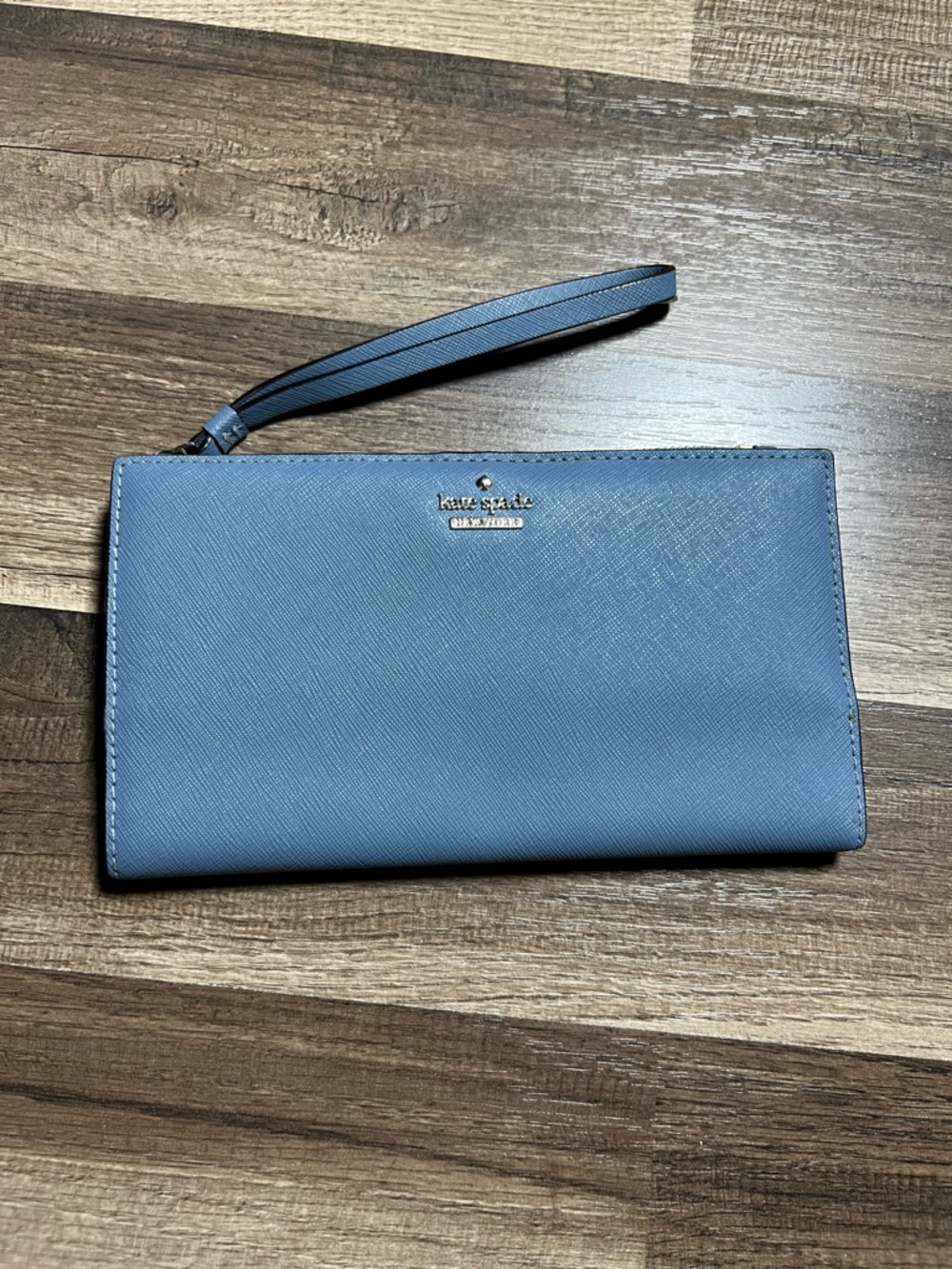 Kate Spade blue Wristlet Wallet